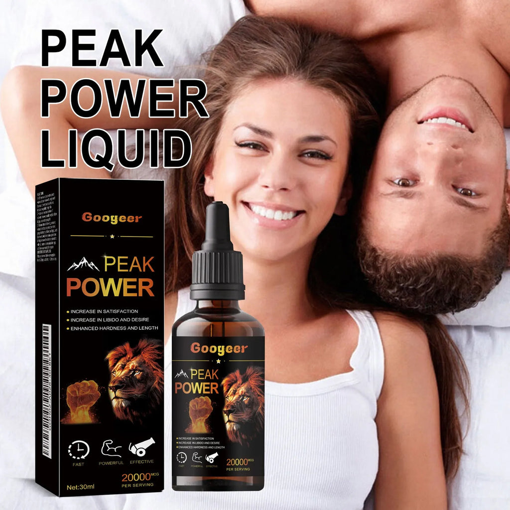 Googeer Peak Power Liquid Energy Supplement 30ml bottle for adult nutritional support