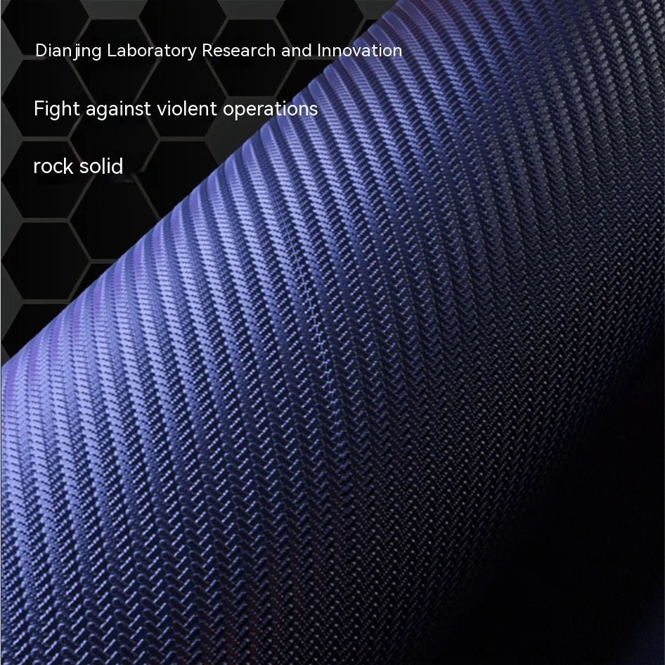 Black mech style gaming mouse mat showing luminous elements and a TYPC interface port on a large 300x800mm surface.
