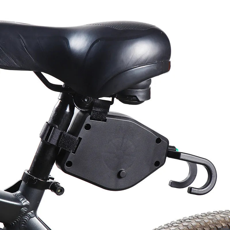Black plastic/resin bicycle trailer rope for parent-child mountain bike trailer attachment
