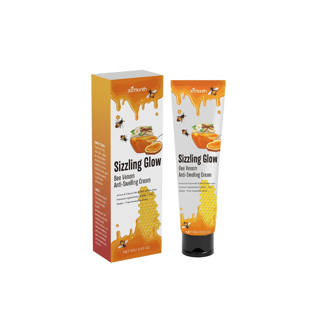 15g pot of skin rejuvenation daily care cream with mint leaf, bee venom and botanical actives