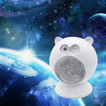 Astronaut star water wave projection lamp with USB cable, ABS shade, and button switch