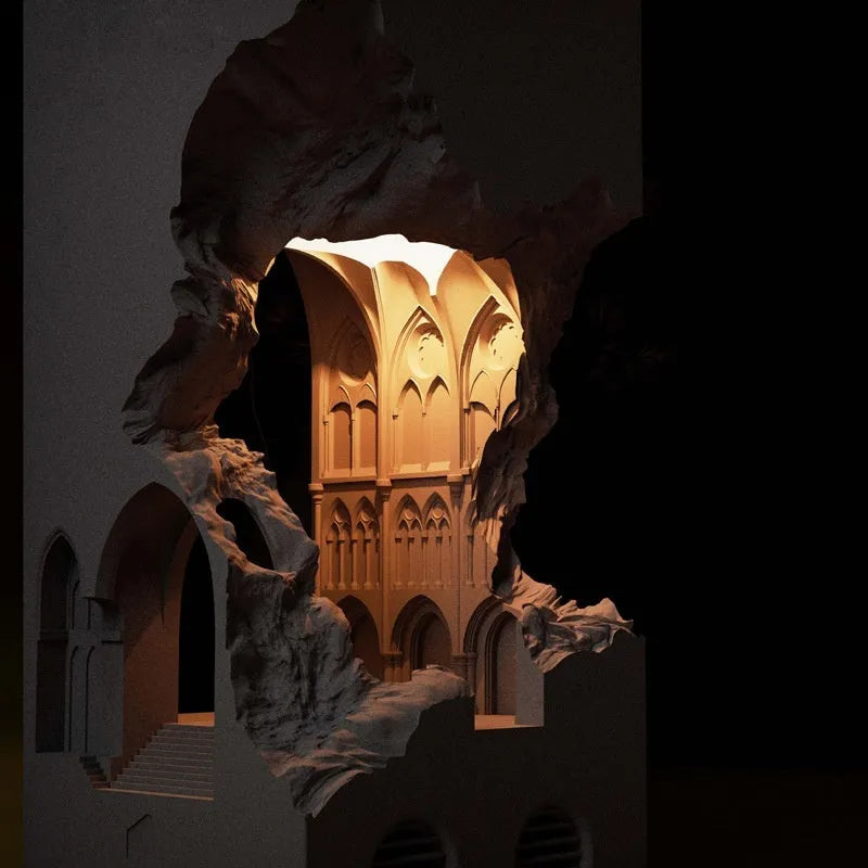 White embedded plaster wall lamp with tri colour dimmable switch and wax melting tray in European antique style