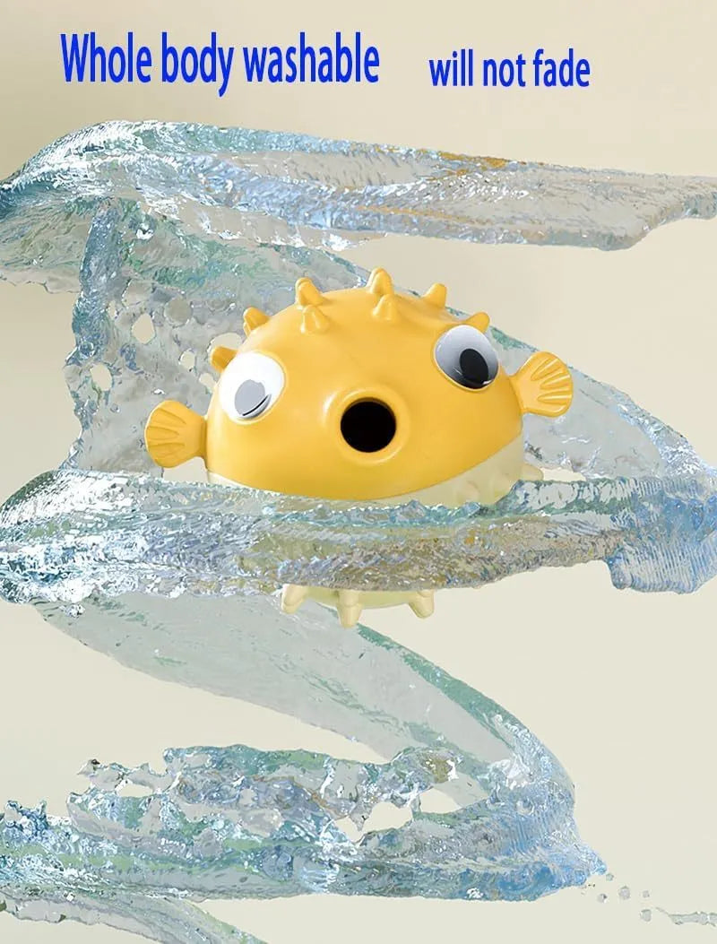 Green fish-shaped interactive dog toy with textured surface for treat dispensing and chewing.