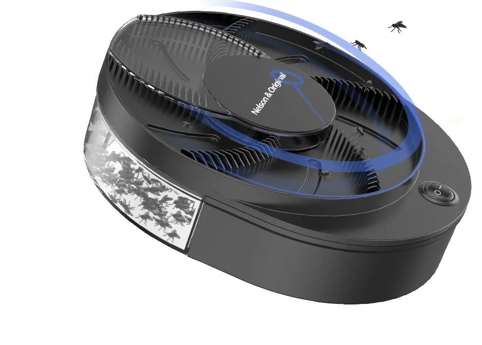 Electric fly catcher pest control device with USB power and removable cage