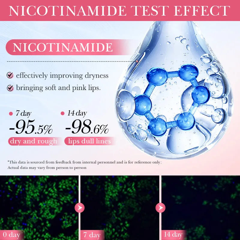 Ceramide nicotinamide vitamin C lip moisturising mask in 10g pot
