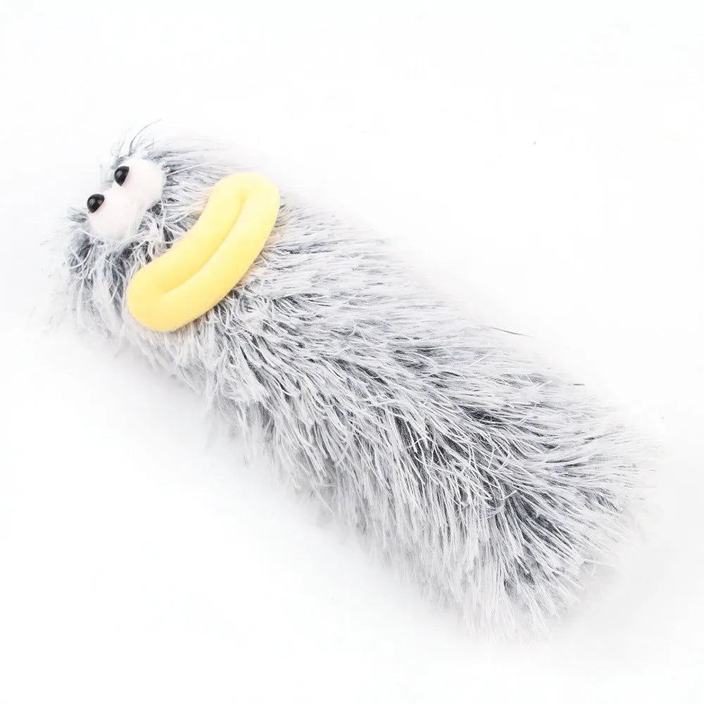 Interactive plush cat toys with catnip and crinkle sound in multiple colours for indoor cats