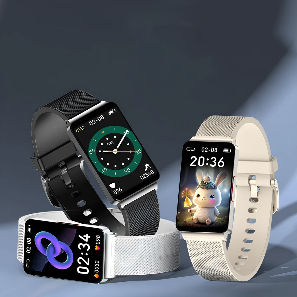 Blood Glucose EP08 smart bracelet with TPU strap and touch screen display