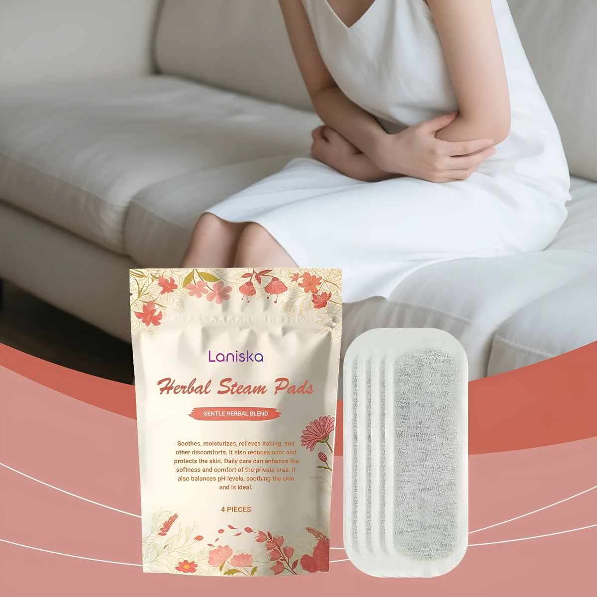 Women's health nursing adhesive bandage mild ingredients care pack 4 pieces box