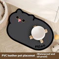 Cartoon pet leather placemat with anime animal print in 40×60cm