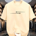 Loose fit cotton blend sports t-shirt in multiple colours on a hanger.
