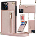 Leather messenger phone case in TPU and leather, available in five solid colours, fits multiple iPhone and Samsung models