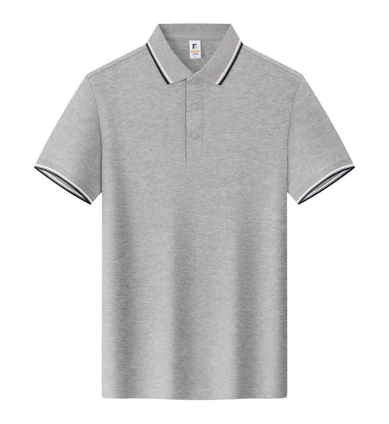 Man's plain short sleeve cotton t-shirt in straight cut, shown in multiple colour options