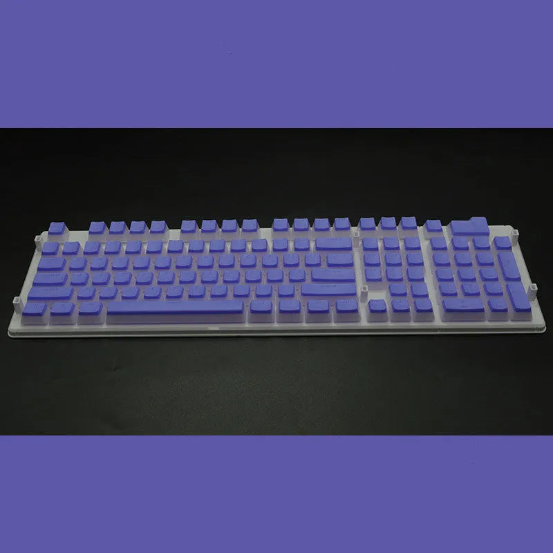 108 key pudding keycap set with translucent sides in sixteen colour options for mechanical keyboards