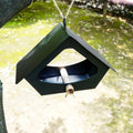 Iron bird nest feeder with European modern design in black or white colour options