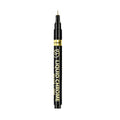 Metal chrome plated mirror marker pen with waterproof sun-resistant ink in rose gold finish