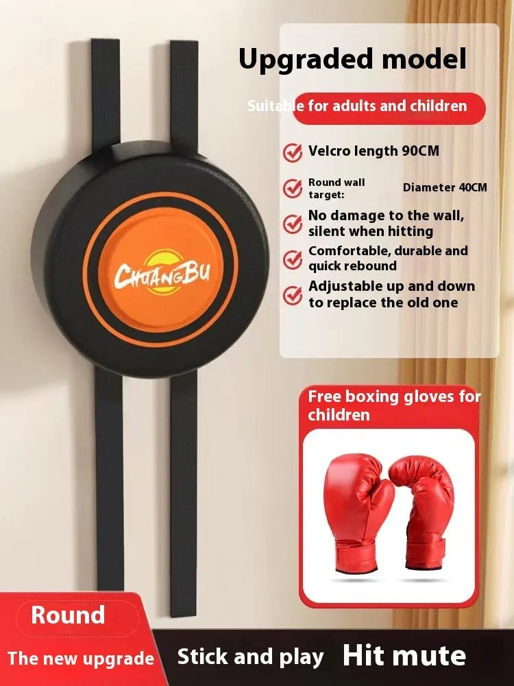 Hanging boxing wall target with multiple size options including round and square shapes