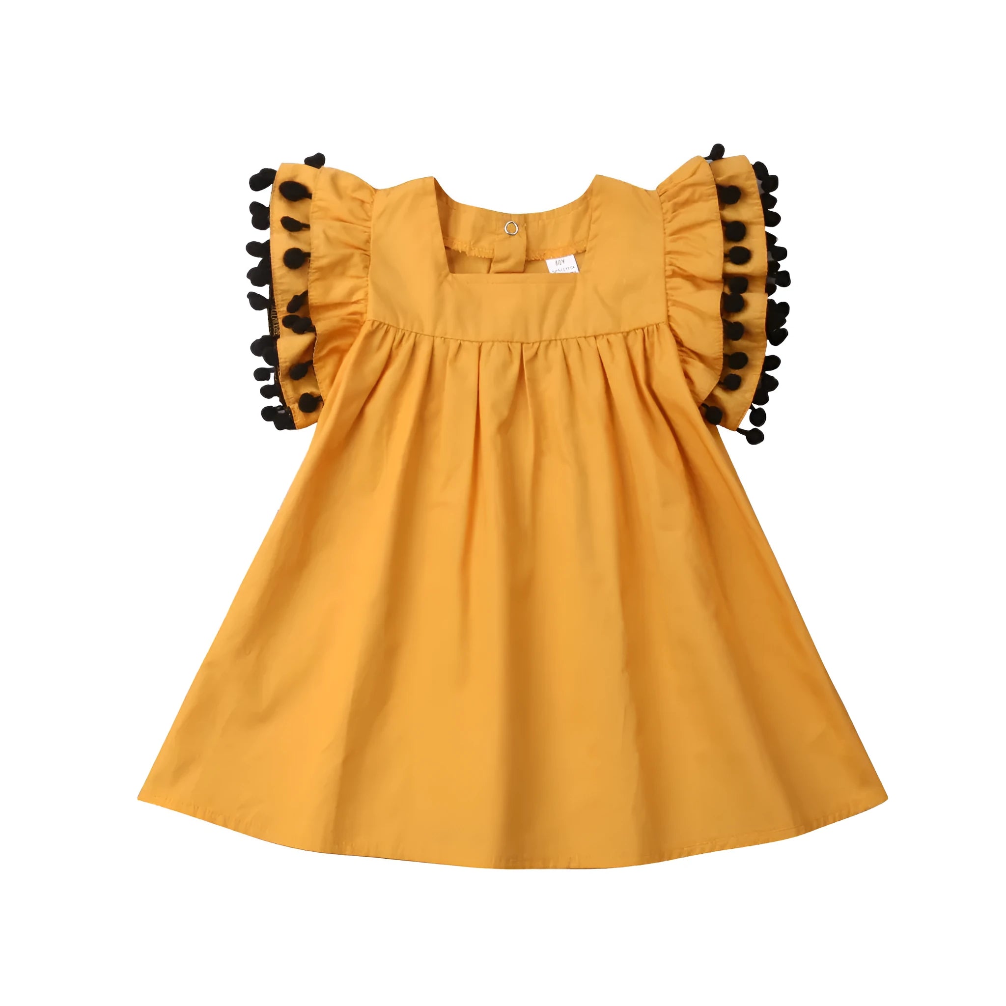 Orange sleeveless girls dress for children sizes 12 months to 5T summer wear