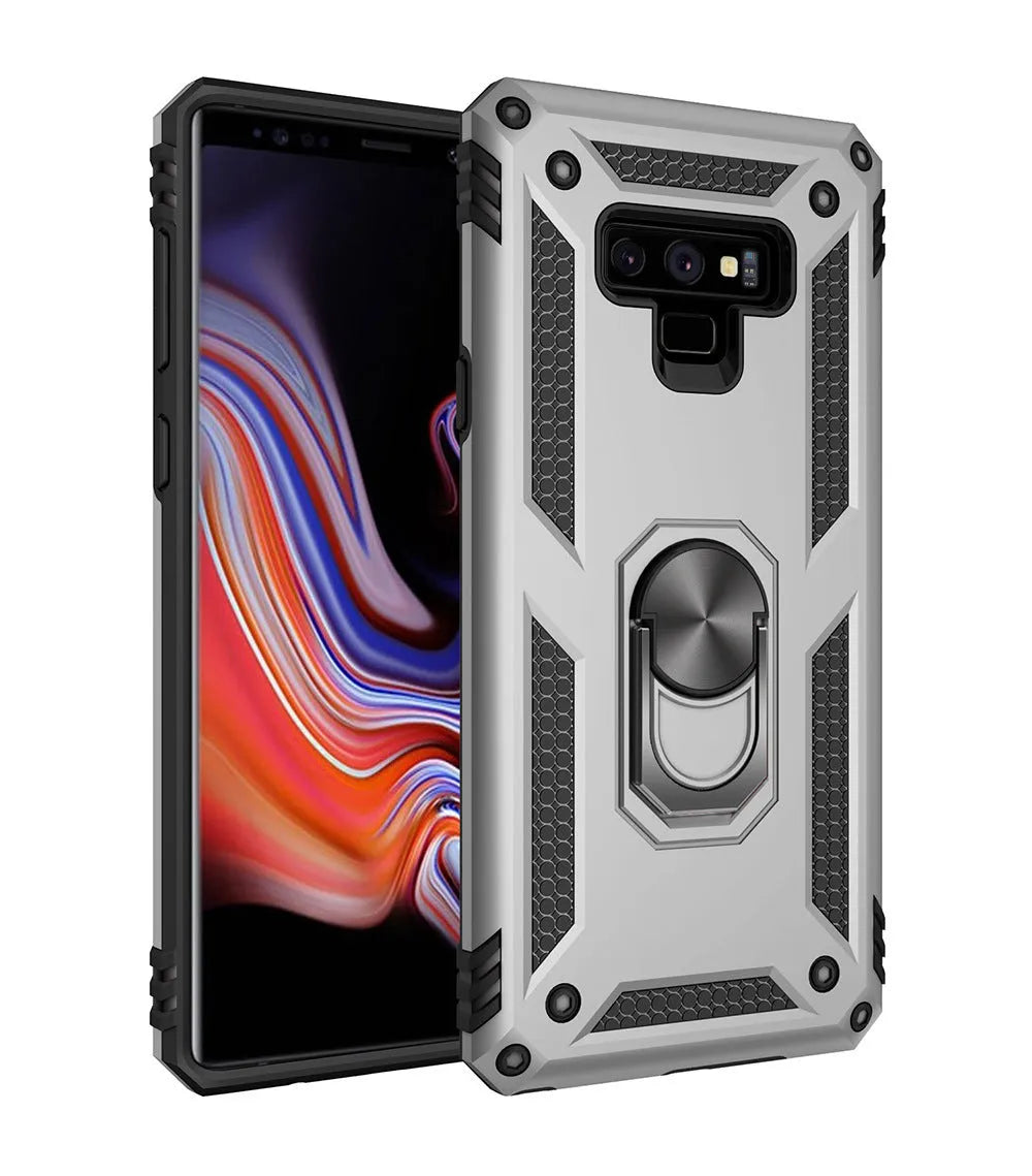 Drop-resistant bracket phone case car magnetic for Samsung Note8 Note9 frosted finish six colours including black and rose gold