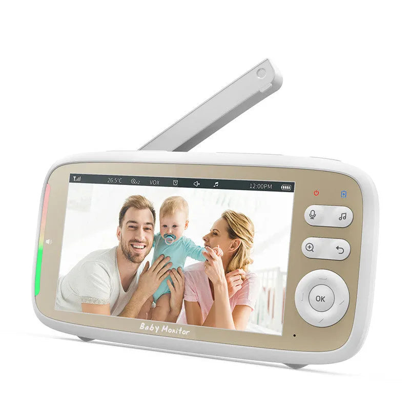 5-inch HD 720p baby voice intercom monitor with visual display