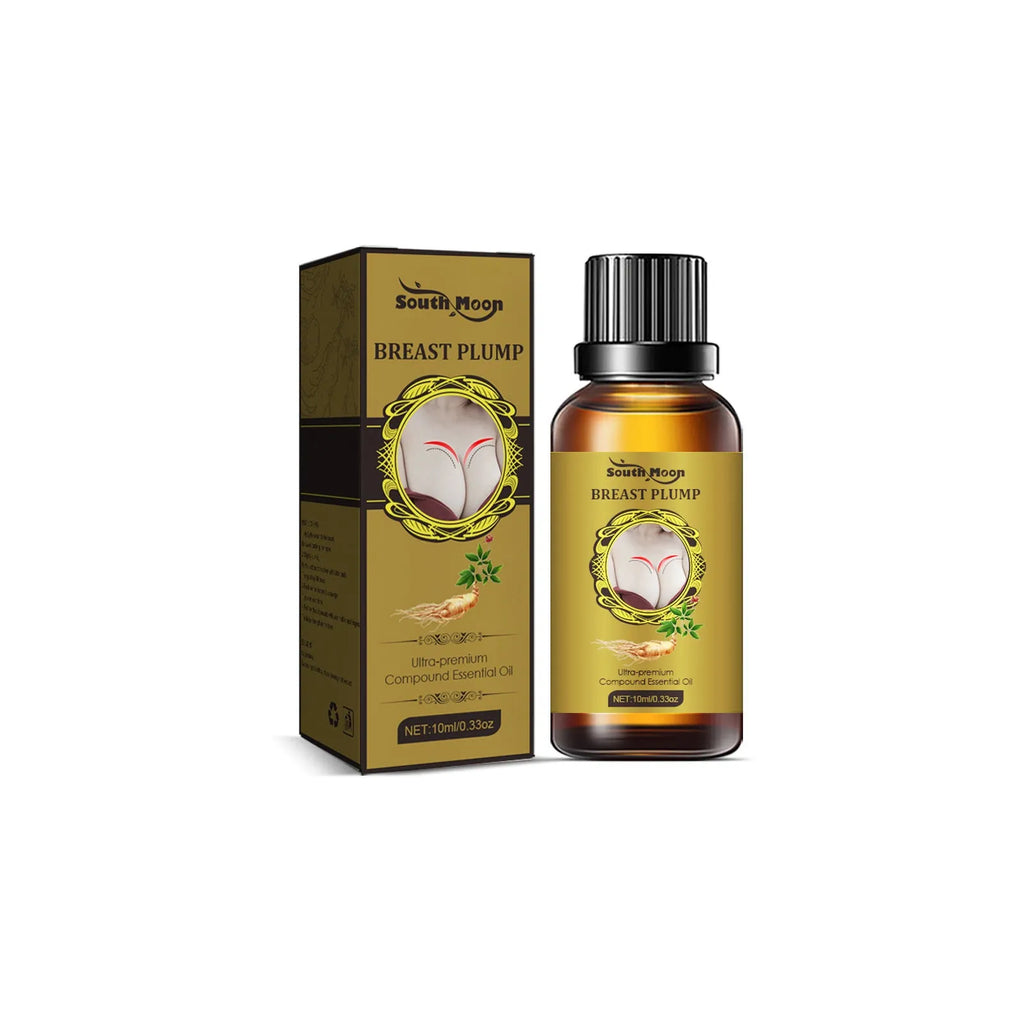 Breast massage oil 30ml bottle with 10ml option for personal care massage use