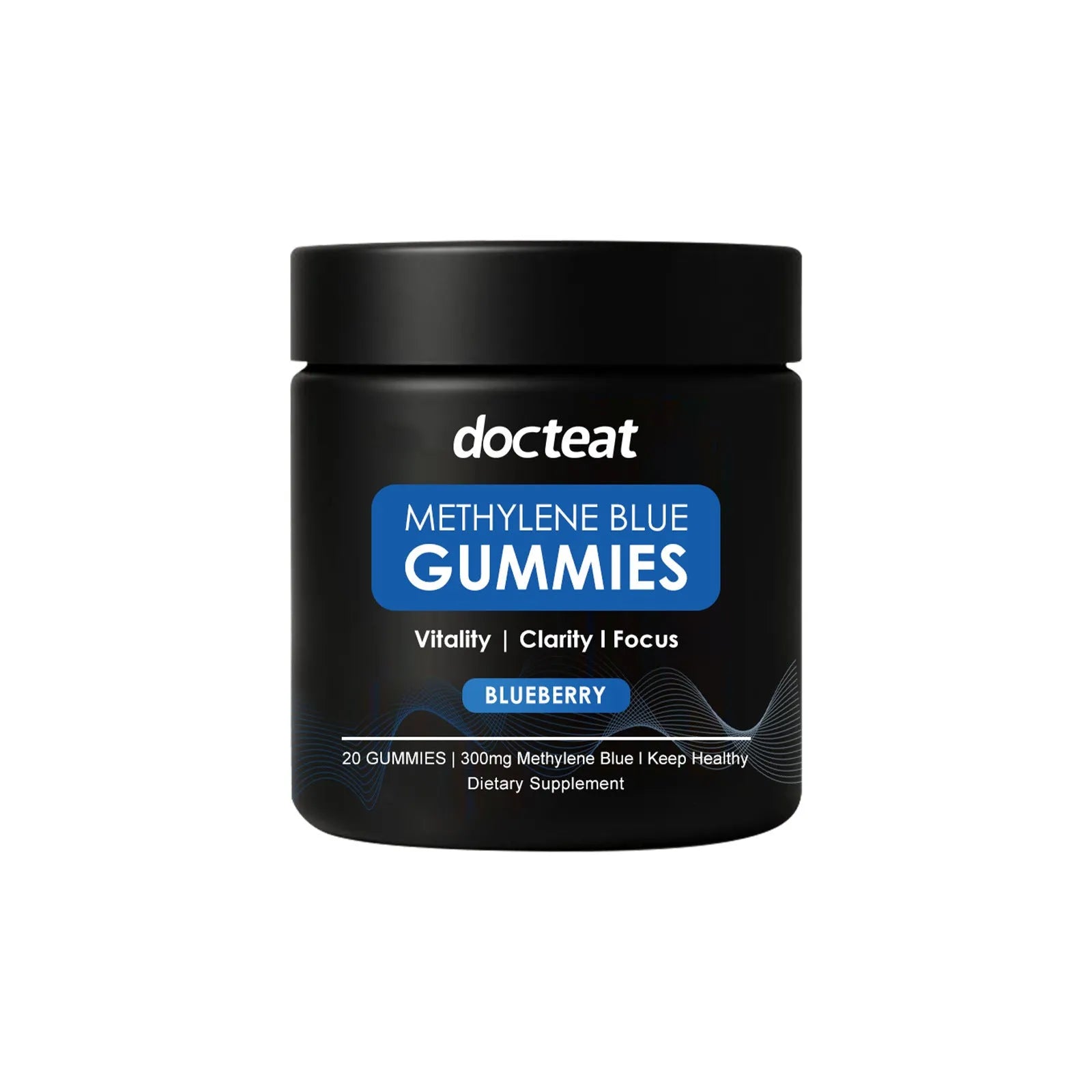Pack of 20 methylene blue trihydrate soft candy supplement gummies