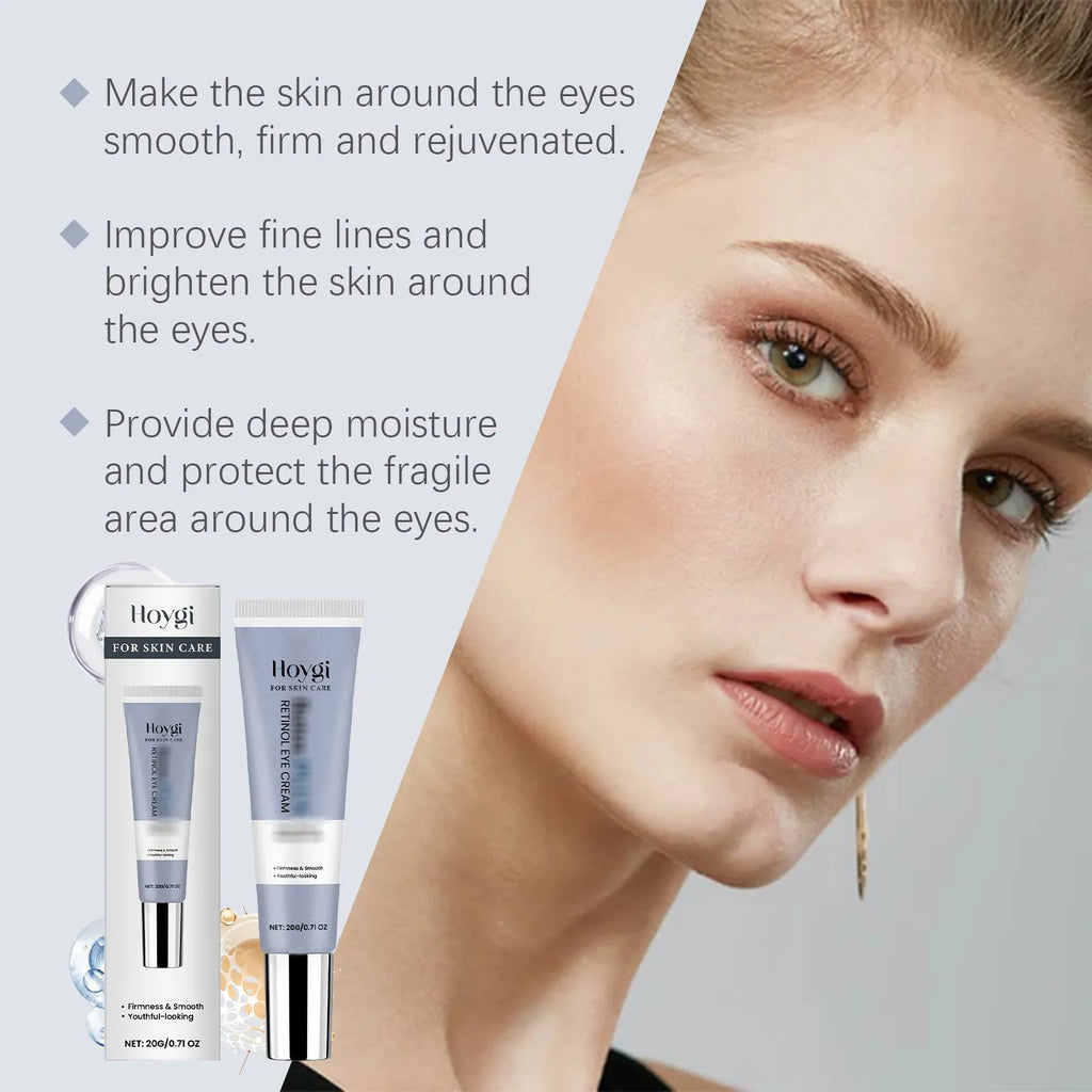 12.1cm tube of 20g retinol eye cream for moisturising eye area treatment