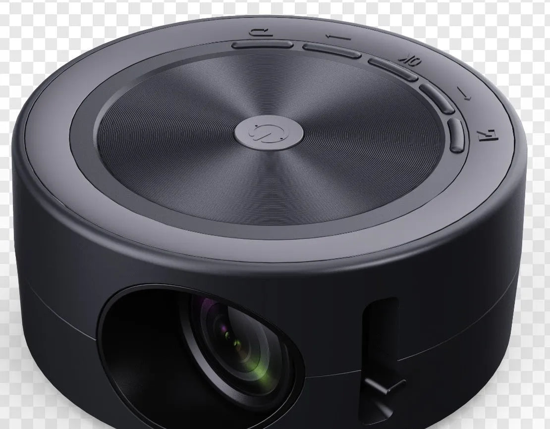 Home wired LED projector with same screen projection in portable 110x47mm design