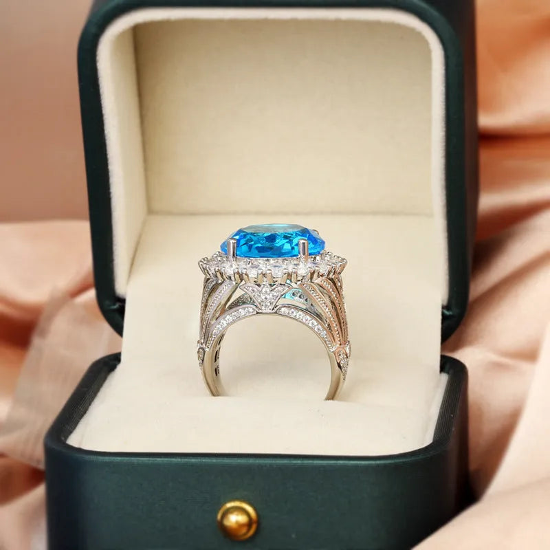 Italian Court retro hollow openwork brass ring for women in silver-tone KYRA0406 colour.