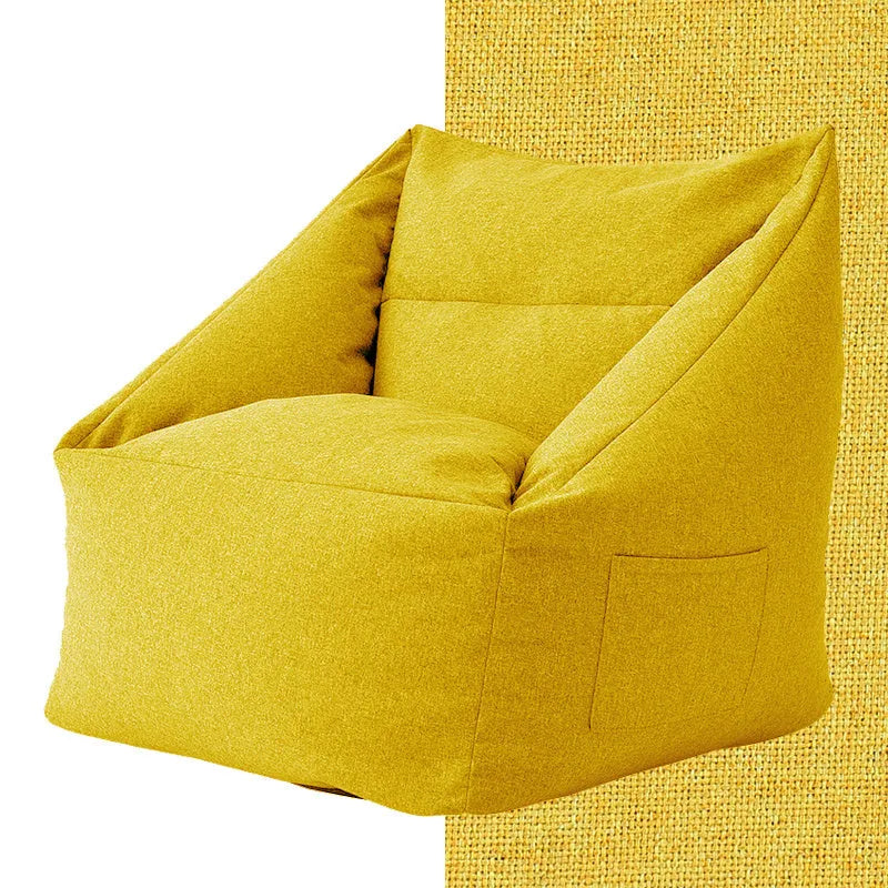 Single fabric leisure chair in mint green, 66x66x70cm compact size, for bedroom or living room use