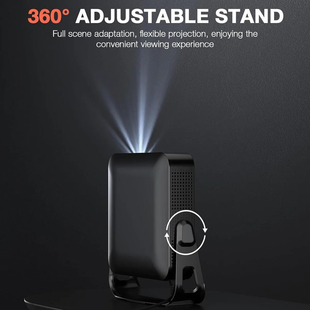 Smart HD projector with PTZ autofocus, 1080p resolution, and 200ANSI brightness
