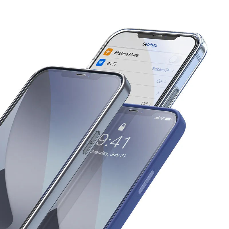 0.25mm full screen tempered glass film for iPhone 12 Mini, 12, 12 Pro, 12 Pro Max with black frame