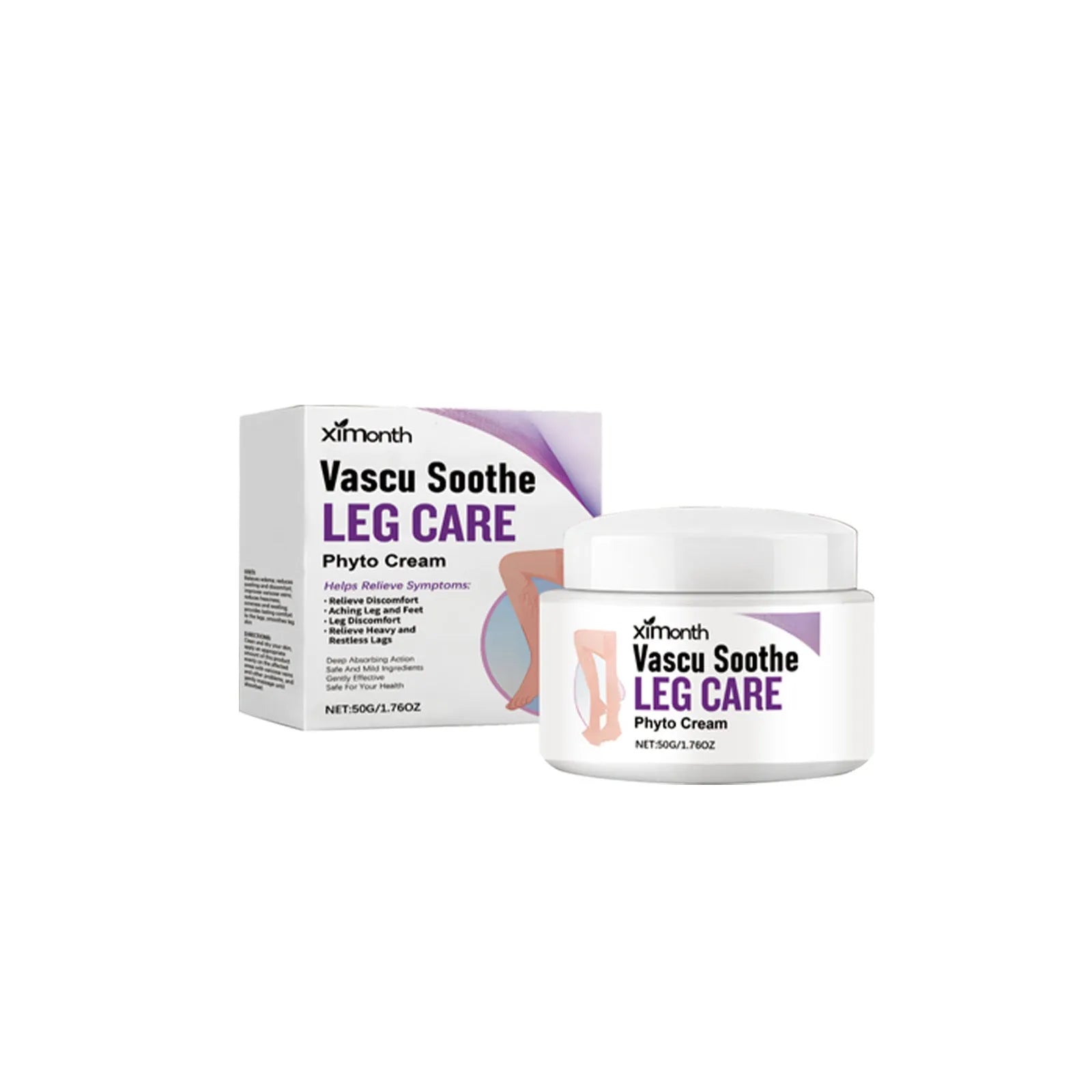 50g tube of lavender and mint massage cream for daily moisturising