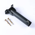 Steel wall rack with 25 vertical tubes for storing shotgun and rifle barrels