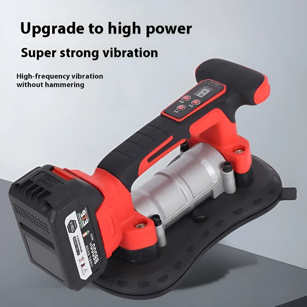 21V battery-operated tile laying machine with suction base and adjustable controls for ceramic tile installation
