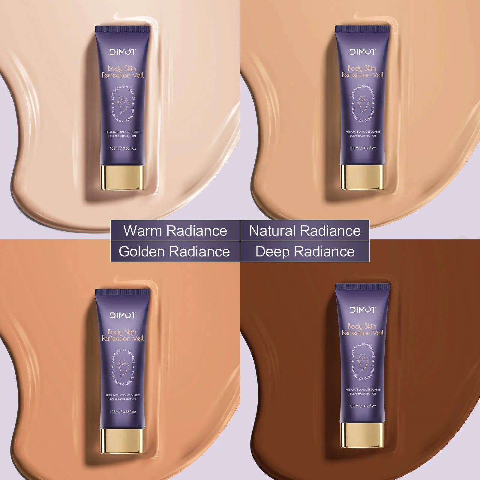 108ml waterproof body concealer cream jar with brush for tattoo and birthmark coverage