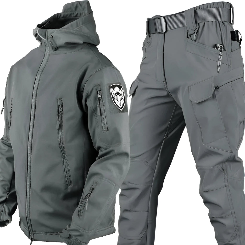 Same Outdoor camouflage training set winter hooded one-piece in eight colour options sizes S-4XL