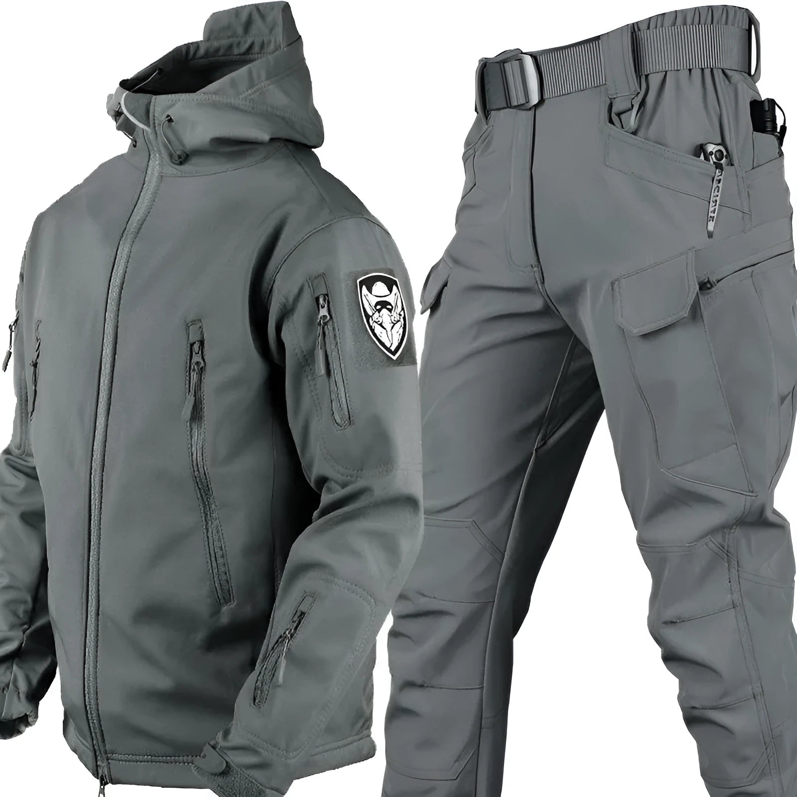 Same Outdoor camouflage training set winter hooded one-piece in eight colour options sizes S-4XL