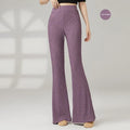 Women's solid-colour polyester dance practice trousers for classical and body training exercises