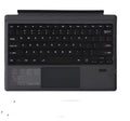 Black wireless Bluetooth acrylic keyboard for Microsoft Surface Pro 3-7 and Go2, 38cm wide