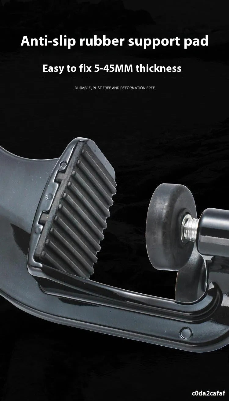 Portable composite fibre fishing line winder tool with extension shaft