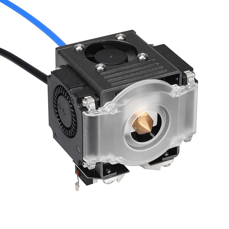 3D printer all metal extrusion head kit with black sheet metal suit and print head set