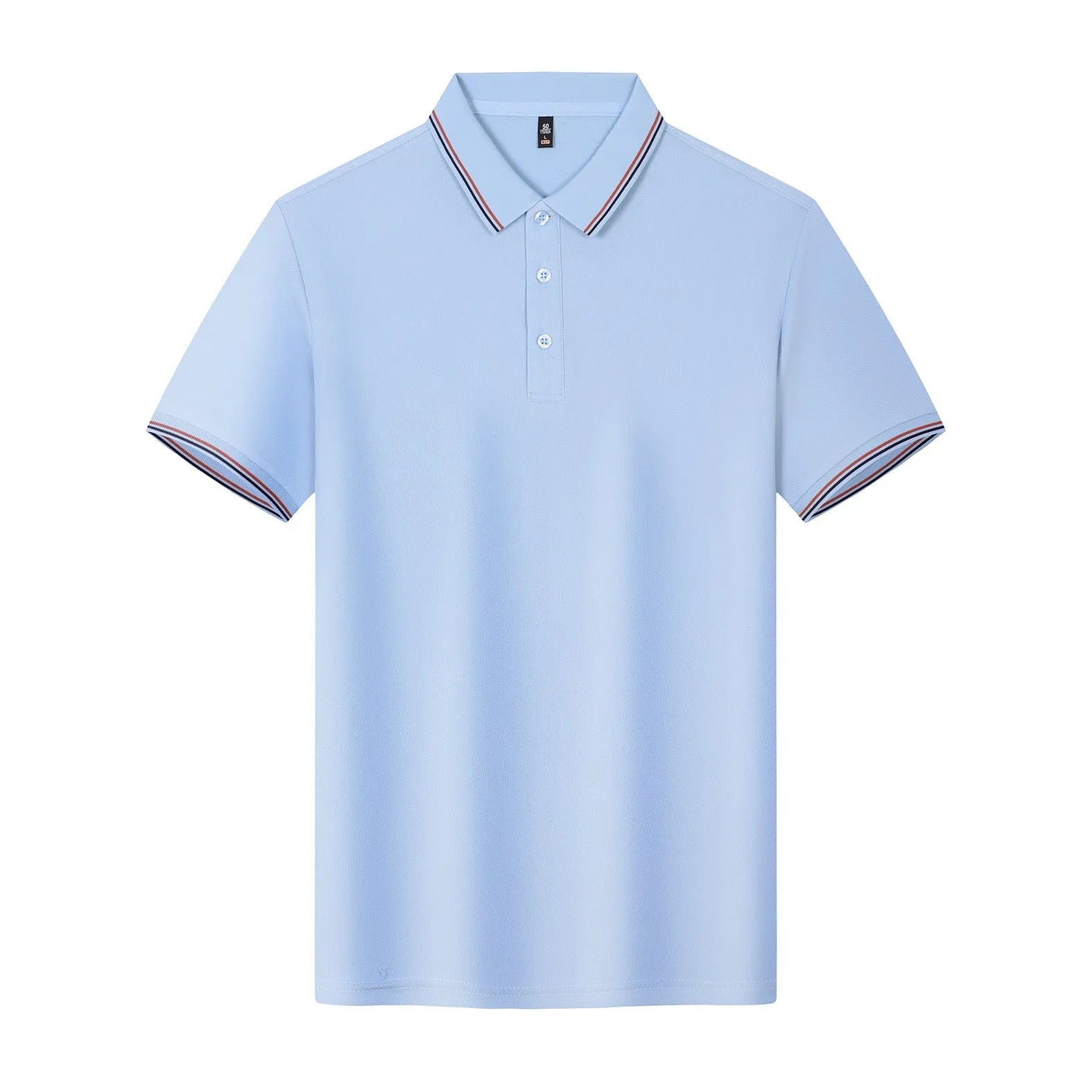 Men's Solona ice-feeling work polo shirt in bright red with short sleeves and straight fit