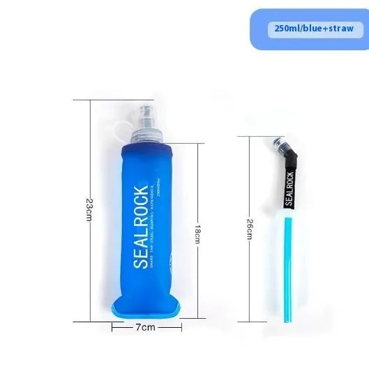 Mountain biking portable straw with a 20cm flexible tube and an adjustable 180-degree angle joint