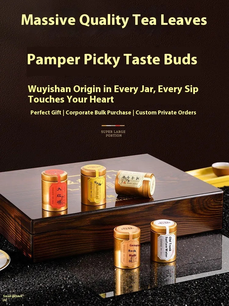 Fragrant Lapsang Souchong red tea gift box with five tea combinations commercial pack