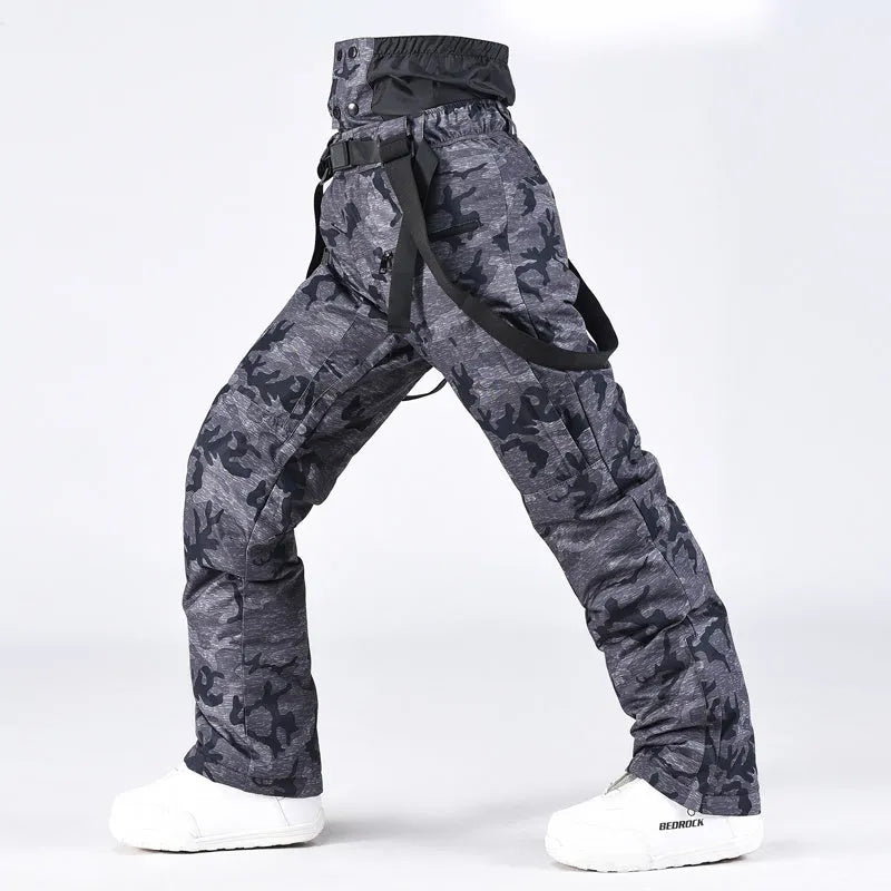 Men's oversized cotton hoodie in blue watercolour print with a front kangaroo pocket.