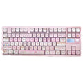 MOA Height pink cartoon sublimation key caps for mechanical keyboards showing five-sided design