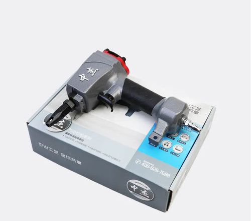 DK30 model air-powered nail gun for punching holes in metal sheets and fabrics