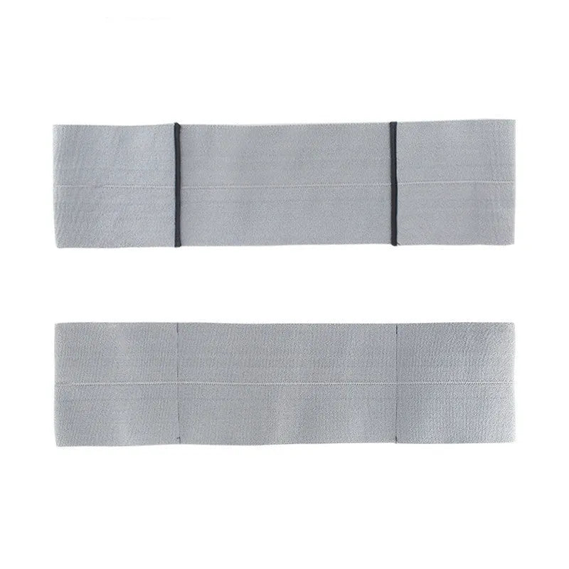 A stretchy elastic bandage designed for compression and support around the elbow joint.