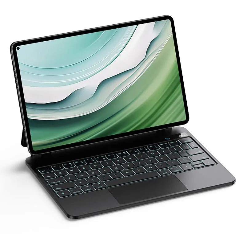 Miaocontrol magnetic wireless keyboard protective cover for Huawei MatePad 11 tablet in black colour