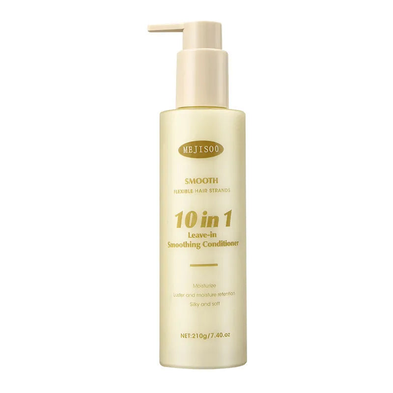 210g wash-free soft 10-in-1 hair conditioner bottle for frizzy hair improvement